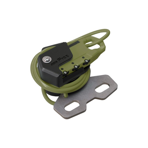 TANAX MF-4771 Motorcycle Anti-Theft Helmet Wire Lock Handle Clamp Attachment,