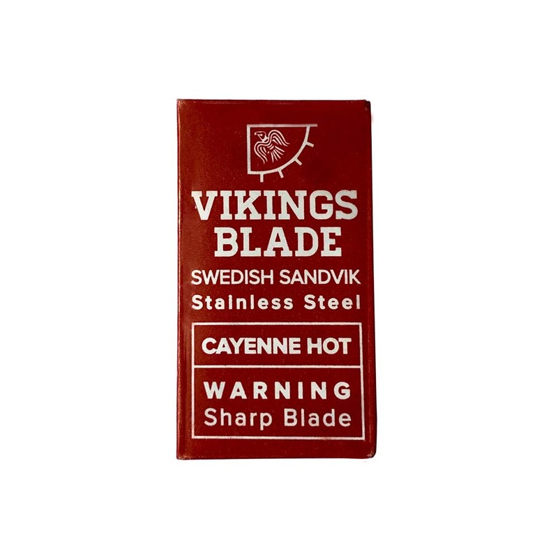 VIKINGS BLADE Double Edge Safety Razor Blades, 50x Blades, Swedish