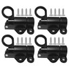 Self-Closing Latches, 2/4Pcs Spring Bolt Latches Aluminum Alloy Sliding Latches