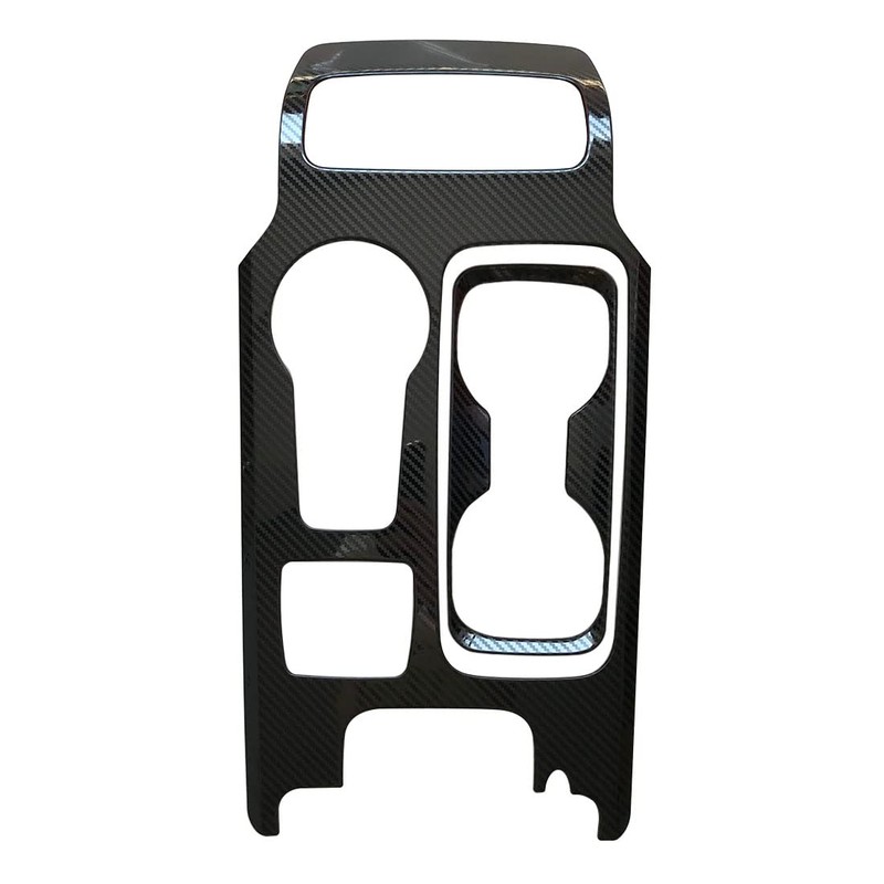 ruihe Carbon Fiber Pattern Car Gear Shift Knob Console Panel