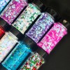 24 Colors Christmas Chunky Mix Glitter for Face Makeup Nails