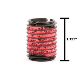 E-Z LOK - 329-1018 E-Z Lok Externally Threaded Insert, C12L14 Carbon Steel, Meets AISI 12L14, 5/8"-11 Internal Threads, 7/8"-9 External Threads, 1.125" Length, Made in US (Pack of 5)