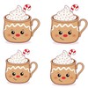 Christmas Gingerbread Tea Cup Metal Cutting Dies Merry Christmas Deer
