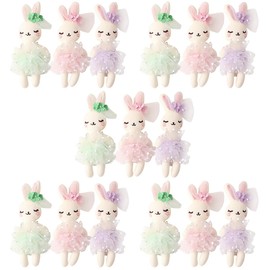 ibasenice 15 Piezas Muñeco De Conejo Muñecas De Conejo De Peluche Mini Conejo De Peluche Peluches De Conejito Animal De Peluche De Conejito Mini Peluche Conejito De Peluche Algodón PP