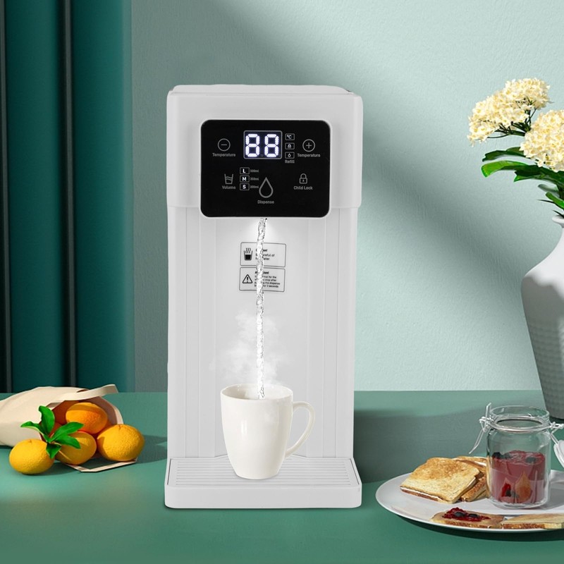 Instant Hot Water Dispenser with Child Lock, 3L/0.79gal Desktop Water