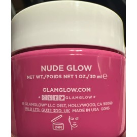 GlamGlow GLOWSTARTER Mega Illuminating Moisturize 1 Nude Glow 1oz Pink Jar NEW