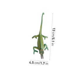 KOMBIUDA 8pcs Fake Lizard Toy Boys and Girls Lizard Model Toy Educational Playthings Safe Material Random Style