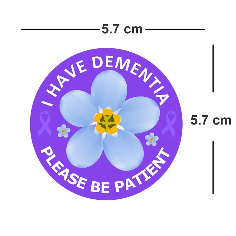 inking house Dementia Awareness Iron On Transfer Design for Fabrics,
