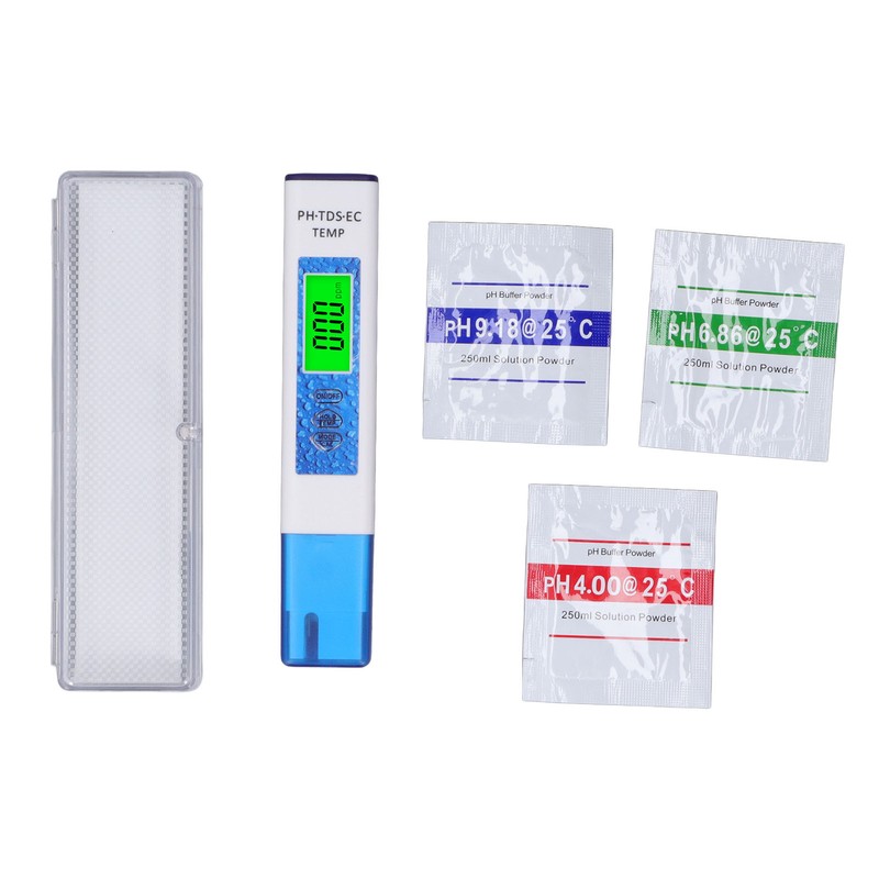Water Quality Tester 4 in 1 PH EC TDS TEMP