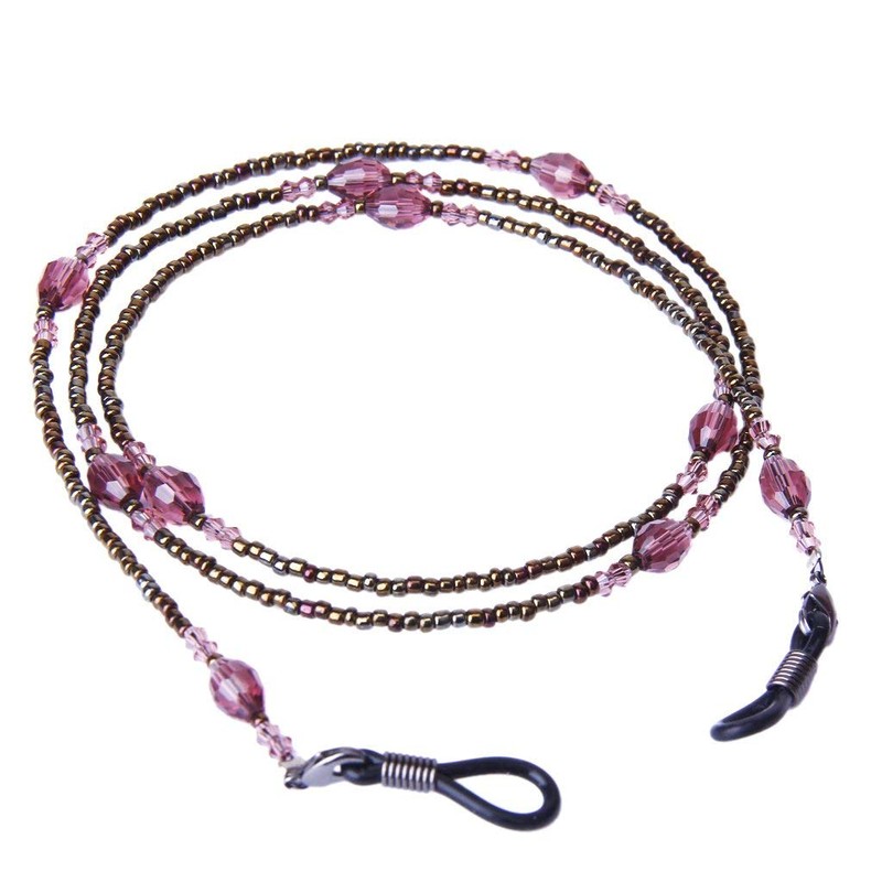 KONAMO Shell Glass Beads Glasses Chain Holder Anti-Slip Sunglasses Retainer
