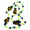 Generic Alligator Chef Mardi Gras Bead Necklace Gator Louisiana