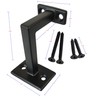 Langdoly 3-3/8" High Swivel Handrail Brackets for Staircase Stair Railing