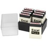 ExcelMark Mini Office Message Rubber Stamp Set - Red Ink