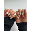 NOVA, Semi Cured Gel Nail Strips (Chrome Heart) - The