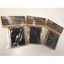 New Star Foodservice 27914 Rectangle Black Mini Chalkboard, 3-Inch by 4-Inch, Set of 12