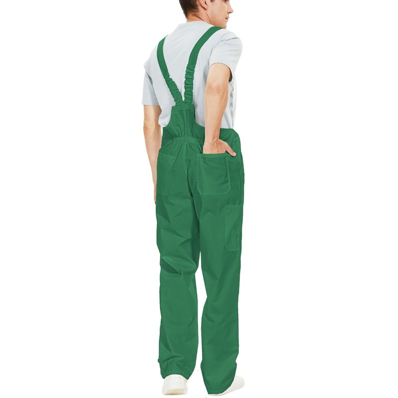 WORK IDEA Men's Bib Overalls,Men's Overalls Workwear Lightweight with Adjustable