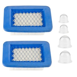 Moleyaso PB-580T PB-413H PB-755ST Air Filter for ECHO PB403 PB403H PB403T PB413T PB500T PB500H PB580H PB603 PB611 PB620 PB620ST PB650 PB650T Leaf Blower w Carburetor Primer Bulb