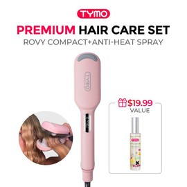 TYMO ROVY COMPACT Hair Waver Crimper, Hair Curler & Curling Irons, Hair Styling Tool with Negative Ionic Technology for Smooth Waves, Wavy Comfort, Hollywood Waves:_Rovy Compact Hair Care Set