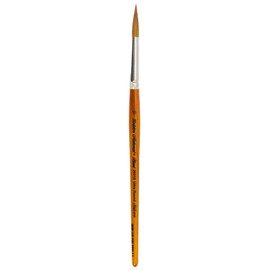 Silver Brush Limited 2031S-16 Golden Natural Ultra Round Paintbrush for Oil, Acrylic, Watercolour, Gouache, Inks, & Dyes, Size 16, Short Handle