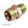 sourcing map 2 pieces 1/4 inch NPT pipe to M16