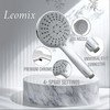 Leomix Premium Handheld Shower Set with Detachable Head, Chrome Plated,