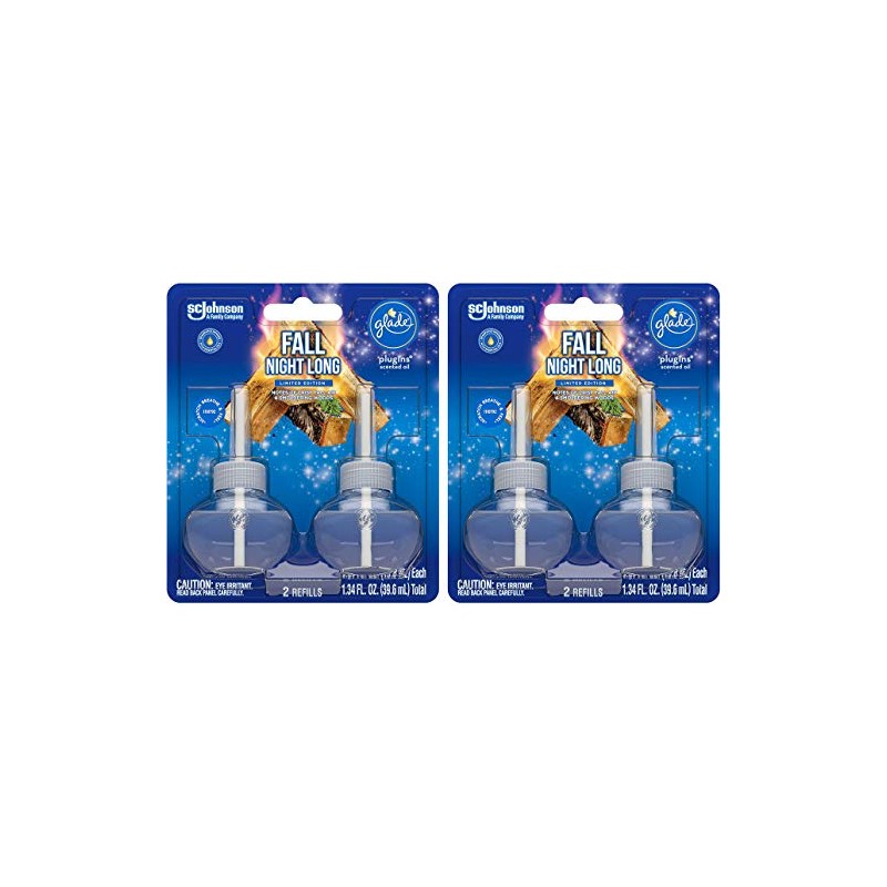 Glade Scented Oil Refills - Fall Night Long - Holiday