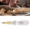 Stitching Groover Aluminum Handle Leather Edge Beveler Trenching Tool for