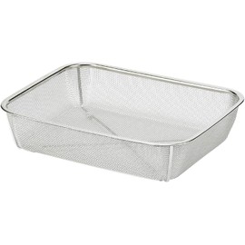 Pearl Metal Square Colander 320×255 mm Stainless Steel At Aqua HB-4096