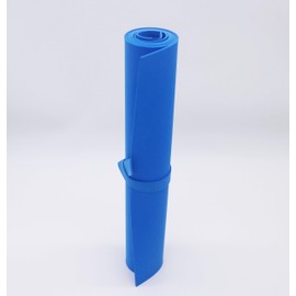 OISAKLD - Hoja de espuma EVA azul de 2 mm a 10 mm, 13.7 x 39 pulgadas, espuma de 74 kg/m³ para cosplay de manualidades modelo de cosplay de 2 mm