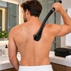 Electric Back Shaver for Men, Foldable Long Handle Body Groomer,