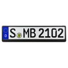 Z Plates Compatible wtih Mercedes Front German License Plate with