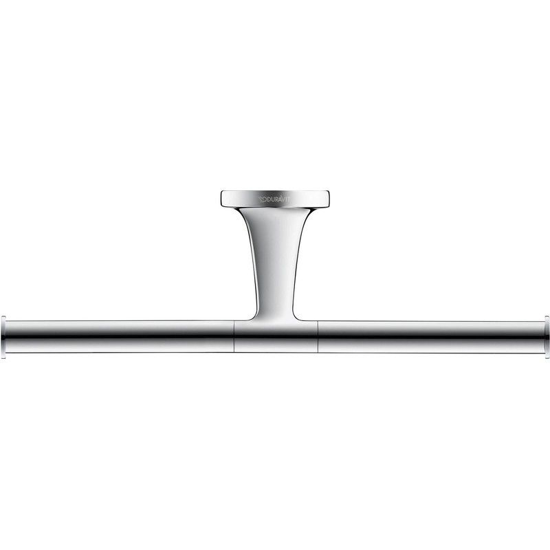 Duravit Starck T Wall Mounted Double Roll Holder Chrome