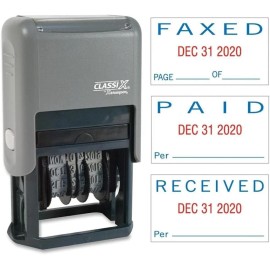 Xstamper 40240 Auto Number Stamp, Self-Inking, 6 Wheels, 1 Size