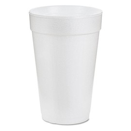 Dart 20J16 3.7" Top & 2.4" Bottom Diameter, 6.1" Height, Big Drink Foam Cup, 20 oz, (1 Pack of 25)