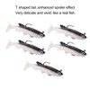 HERCHR Soft Fishing Lures, 5 pcs Soft PVC Slow Sinking