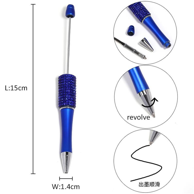 【P2】 (Pen has GAP on wrap) Qty 5 Standard Rhinestone
