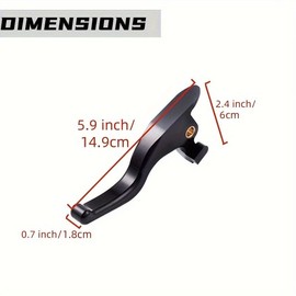 MUXIHO Clutch Brake Levers Set for Harley Softail Breakout Deluxe Low Rider Street Bob (Black)