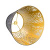 Small Lamp Shade, ALUCSET Barrel Metal Lampshade with Pattern of