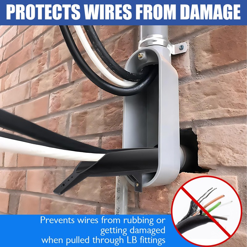 ElectricWise 42200 LB Wire Guide for 2" LBs, Upgrade Shoehorn