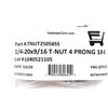T-NUT Stainless Steel 1/4-20x9/16 4 Prong Tee Nuts (1/4-20 Thread