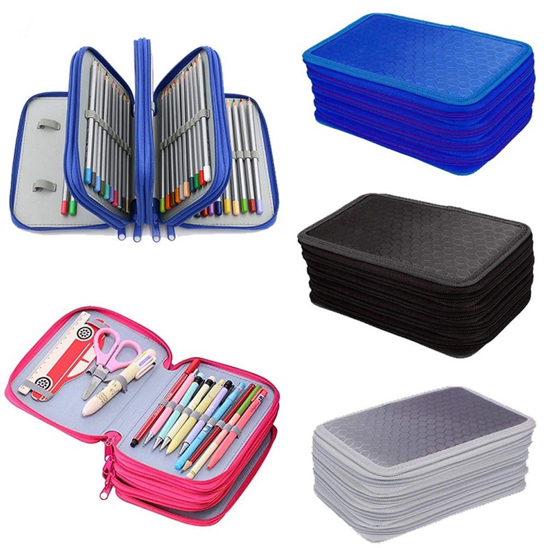 ToWinle pencil case, pencil bag, 72-slot pencil case, super large