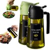 CXINYI 2-in-1 Olive Oil Dispenser and Sprayer - Black &