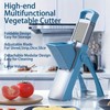 Upgrade Safe Mandoline Slicer for Kitchen, Bigger Entrance Vegetable Food