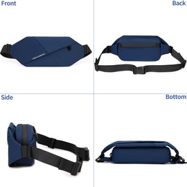 Sling Bag, Small Sling Bag for Men & Women, Crossbody Backpack with Adjustable Shoulder Strap, Multifunctional Waterproof Sling Bag for Traveling, Running, Sports and Cycling