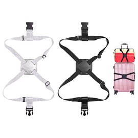 2 Pieces Luggage Fixing Straps, Adjustable Straps, Elastic Straps, Travel Supplies, Suitcase Accessories.