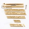 ZONEPACK Copper Brass Stamping Flexible Letters Numbers Alphabets Symbols Characters