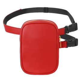 JASGOOD Thigh Harness Leg Bag Fanny Pack for Women Leg Purse Drop Leg Bag, C-Red