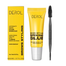 Eyebrows Styling Spiking Glue – Long-Lasting Glue for Brows & Edges 2 in 1 Eyebrow Gel, Strong Hold for Fluffy & Defined Brows, Eye Brow Setting Gel 10ml