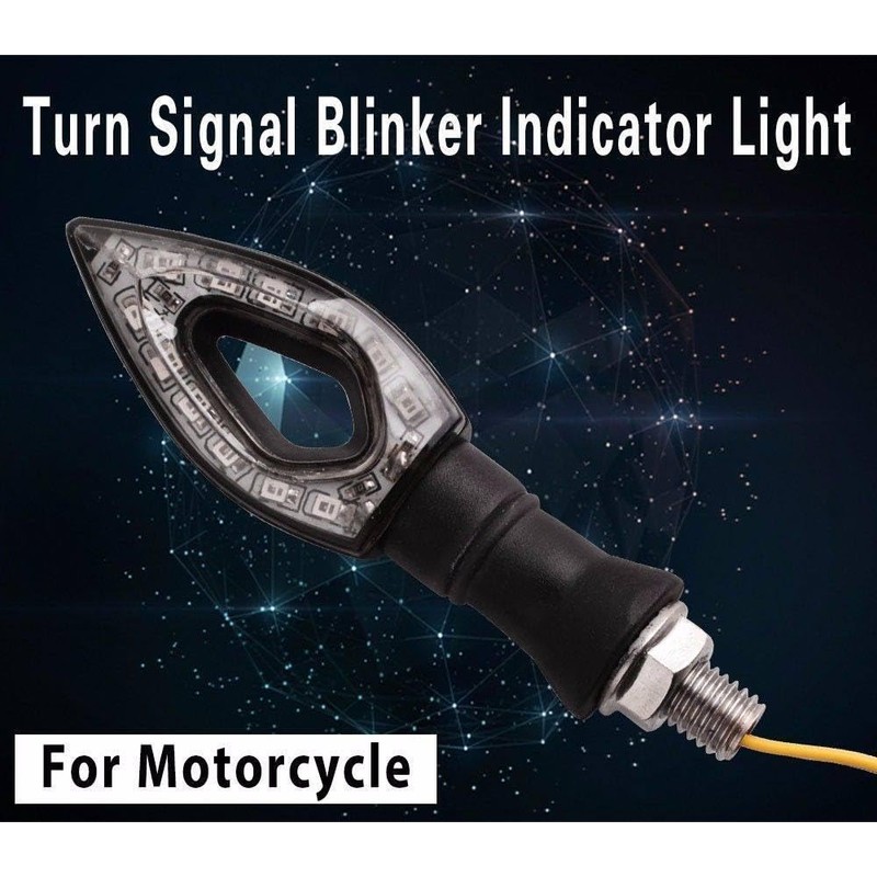 TDR 4x LED Turn Signal Indicator Light Black For Kawasaki