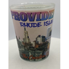 646 PROVIDENCE Rhode Island SHOT GLASS 2 OZ.